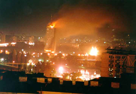 12. výročí bombardování Srbska